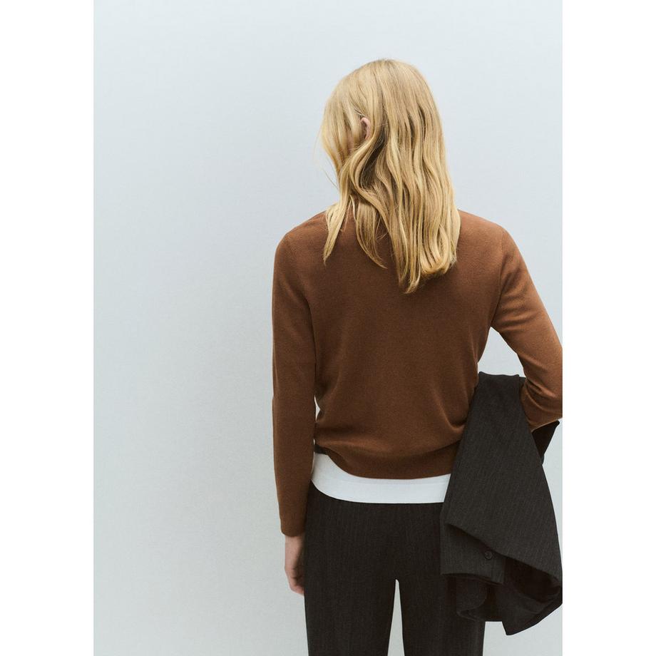 MANGO Olsen Maglione Polo Maniche Lunghe  