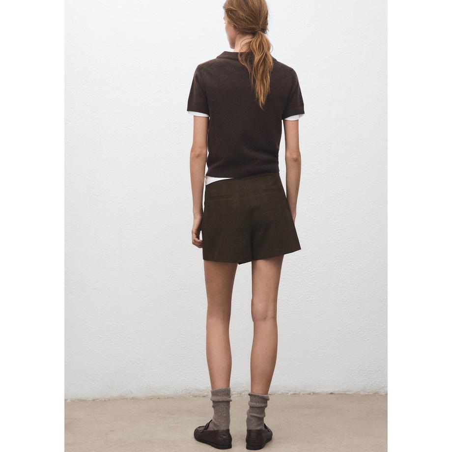 MANGO Klimt Mini-jupe avec détail de chevauchement  