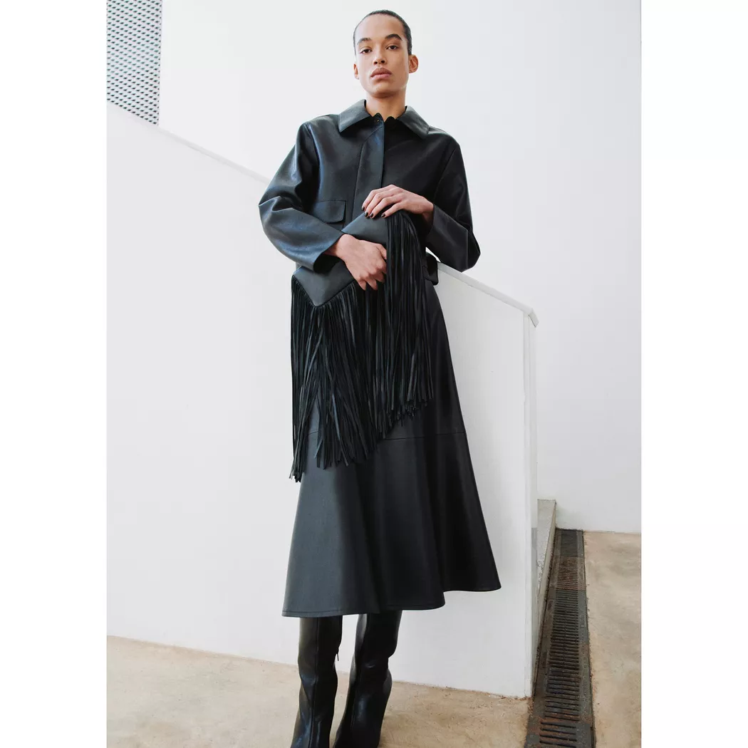 Mango - Rock, für Damen, Black, Größe 38