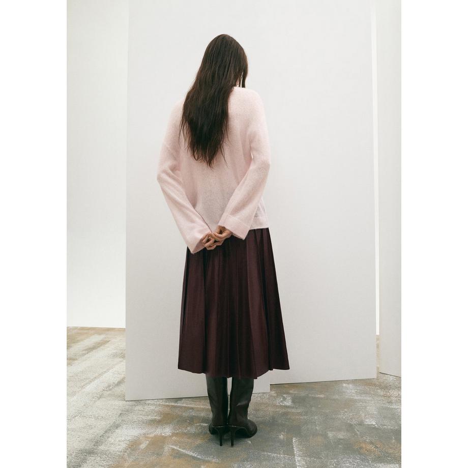 MANGO DALIA Plissierter Midirock  