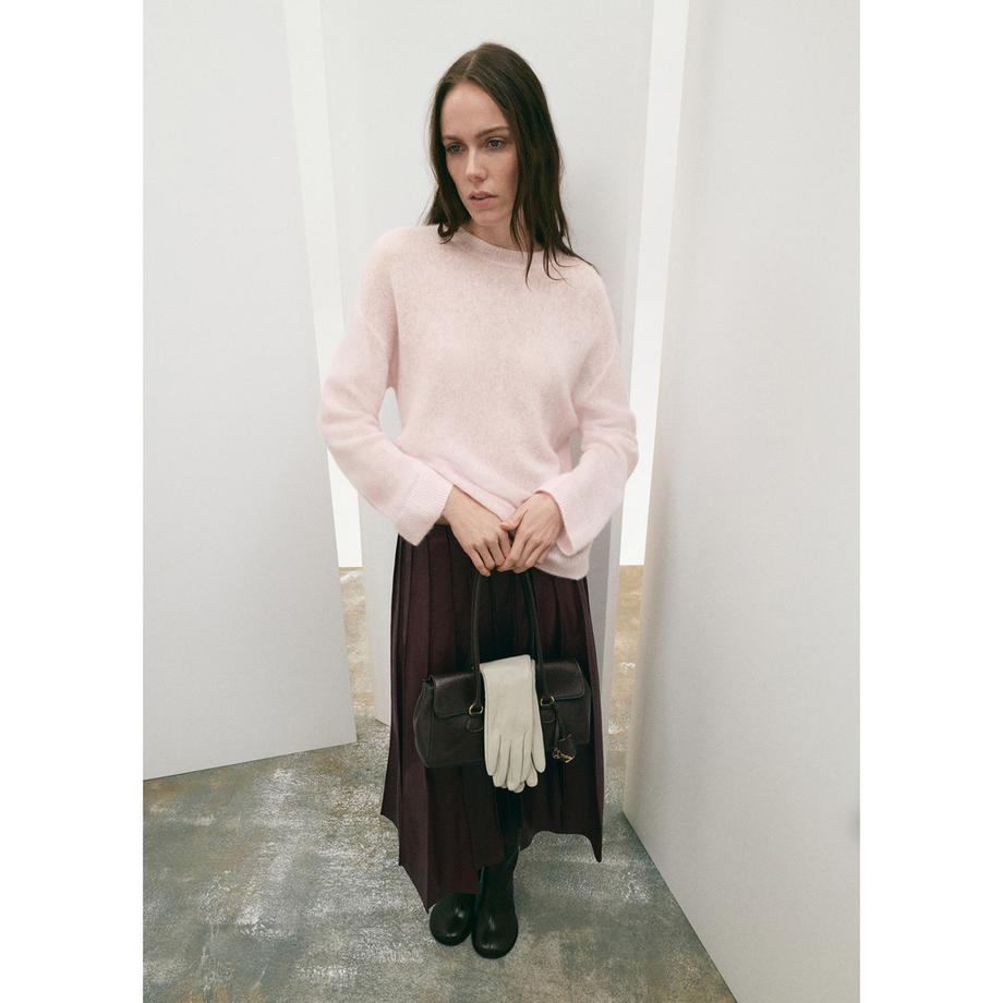 MANGO DALIA Plissierter Midirock  