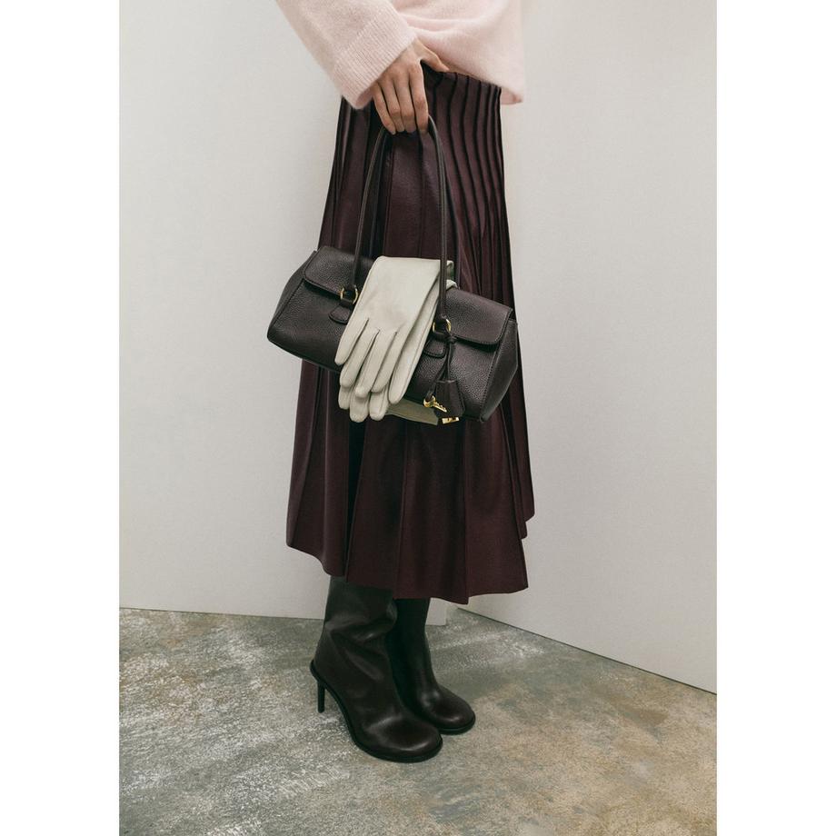 MANGO DALIA Plissierter Midirock  