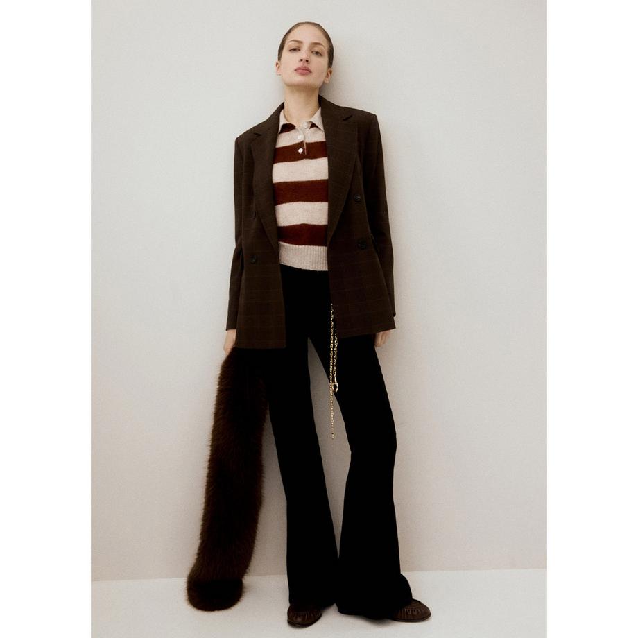 MANGO BROOKLIN Pull Col Polo Rayé  