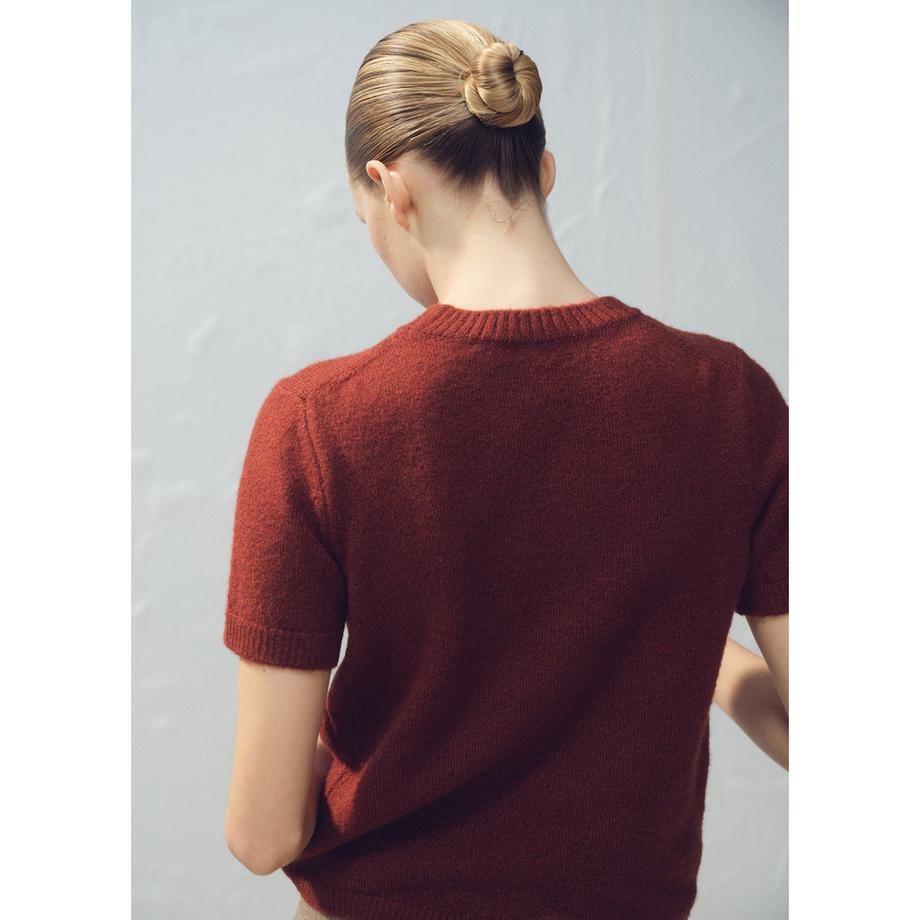 MANGO ARCILLA Kurzarm Pullover  