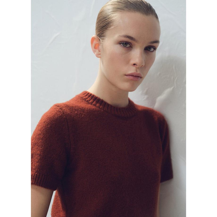 MANGO ARCILLA Kurzarm Pullover  