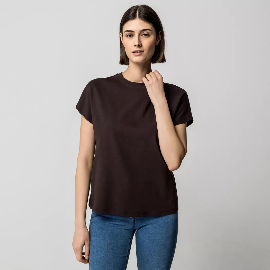 Mango - T-Shirt, für Damen, Light Beige, Größe XS 4
