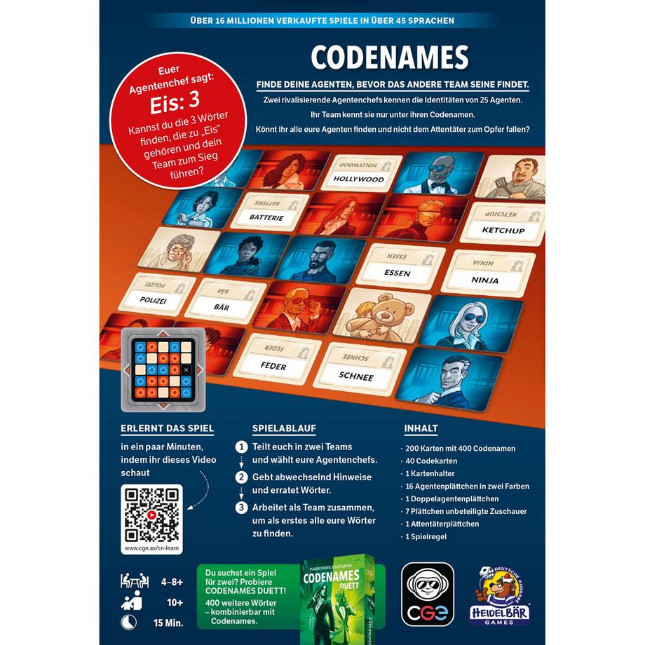 Czech Games Edition  Codenames, deutsch 