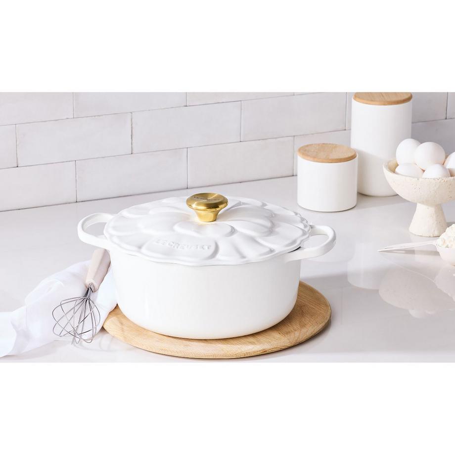 LE CREUSET Cocotte Signature Fleur 