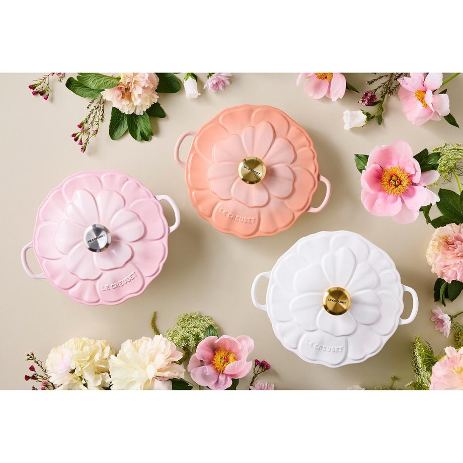 LE CREUSET Cocotte Signature Fleur 