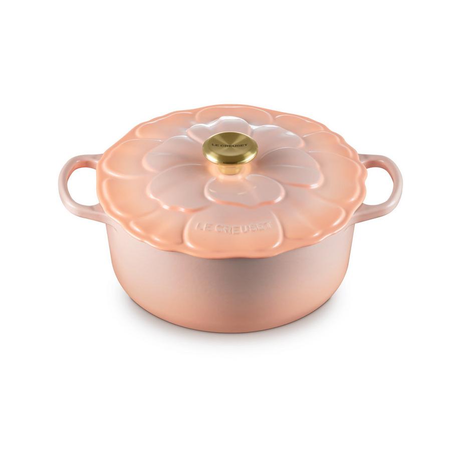 LE CREUSET Cocotte Signature Fleur 
