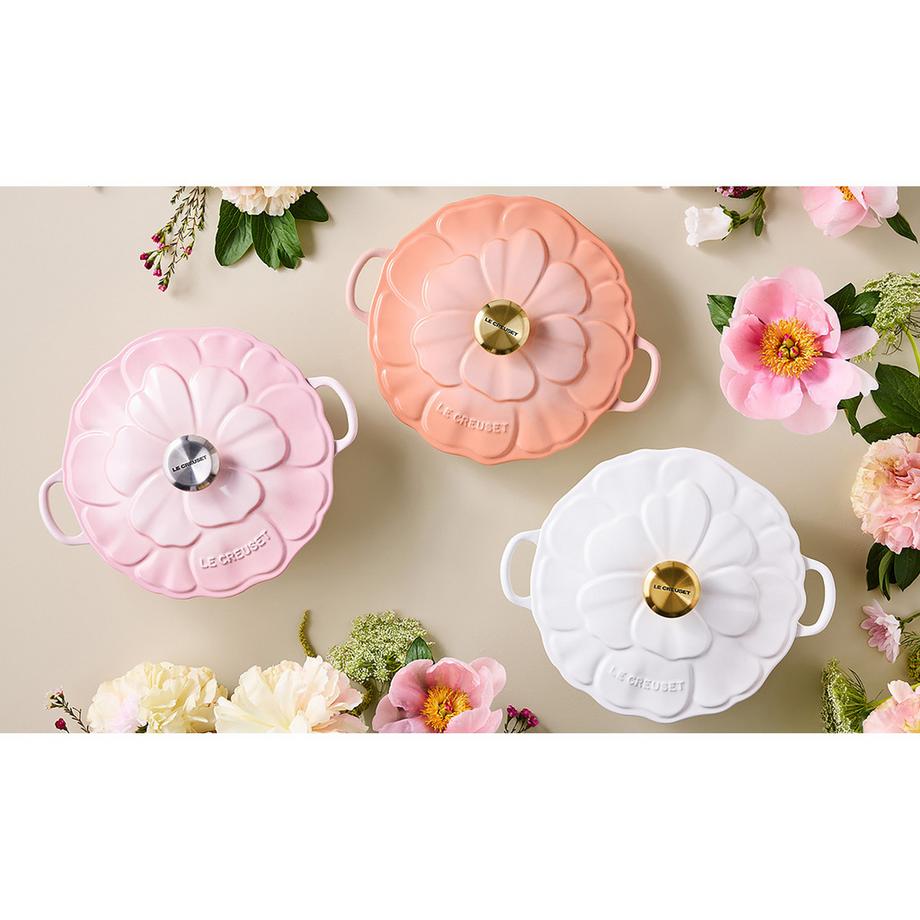 LE CREUSET Cocotte Signature Fleur 