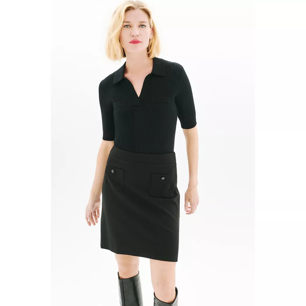 Caroll - Rock, für Damen, Black, Größe 44
