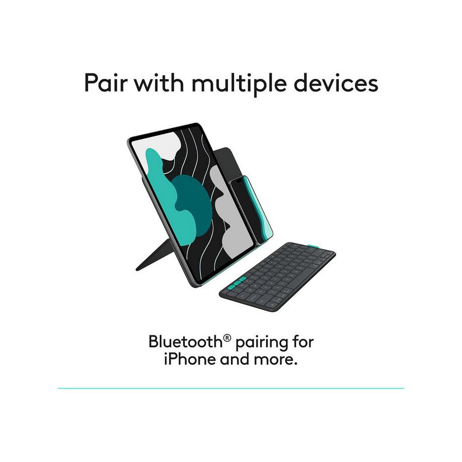Logitech Flip Folio - iPad Pro Air 13 CH Tablet Tastatur 