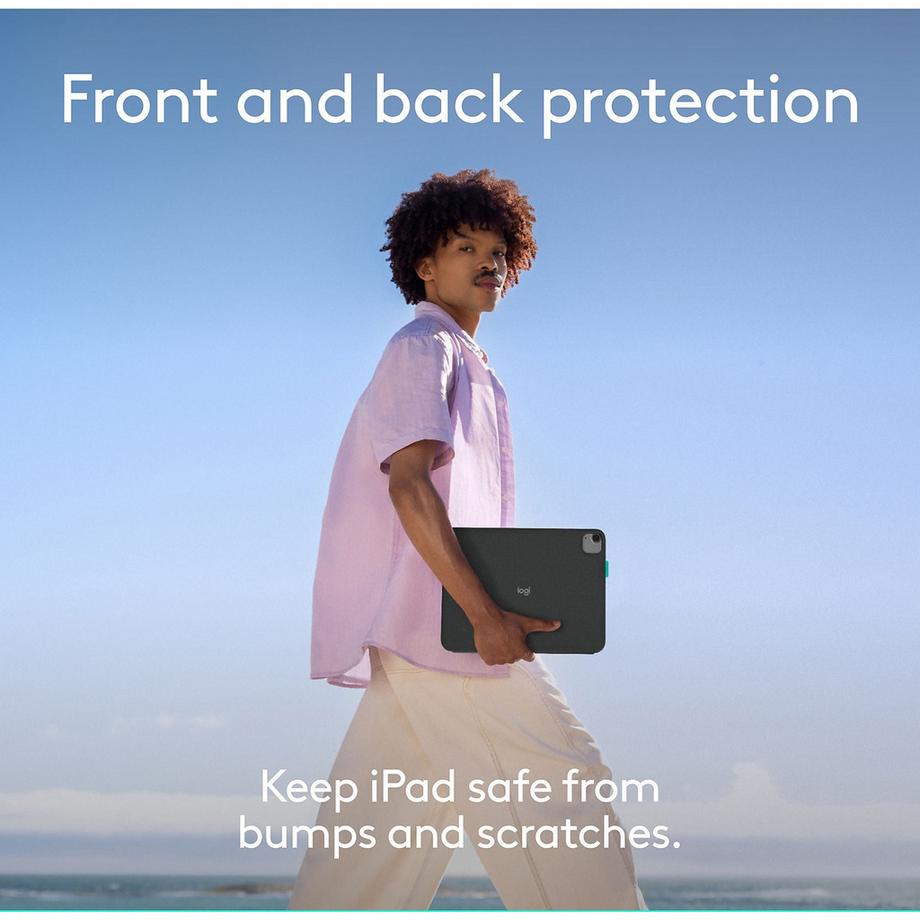 Logitech Flip Folio - iPad Pro Air 13 CH Tablet Tastatur 