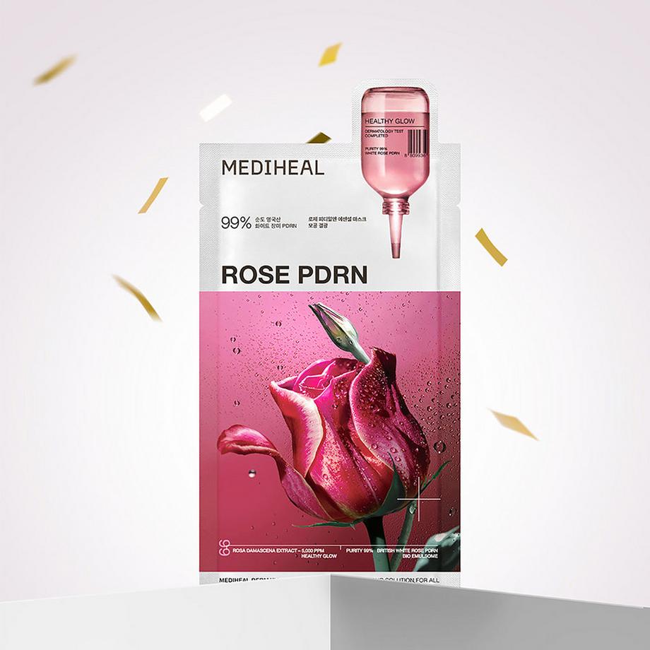 Mediheal  Rose PDRN Essential Mask Healthy Glow 