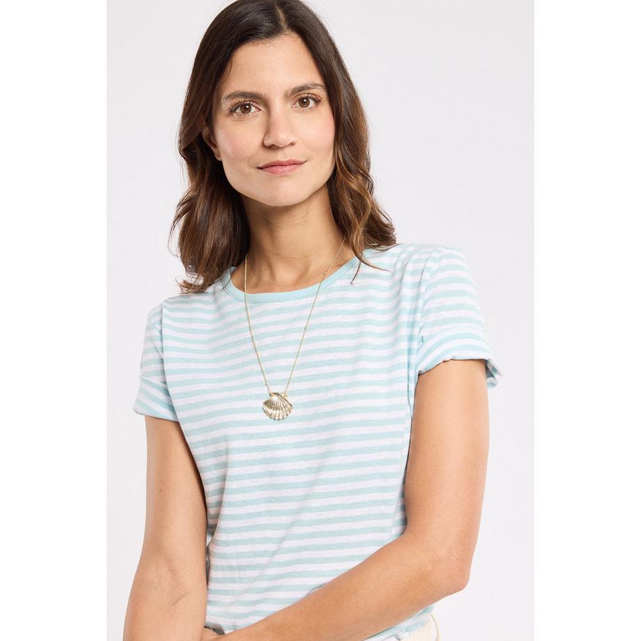 Armor Lux T-shirt a Righe Maniche Corte  