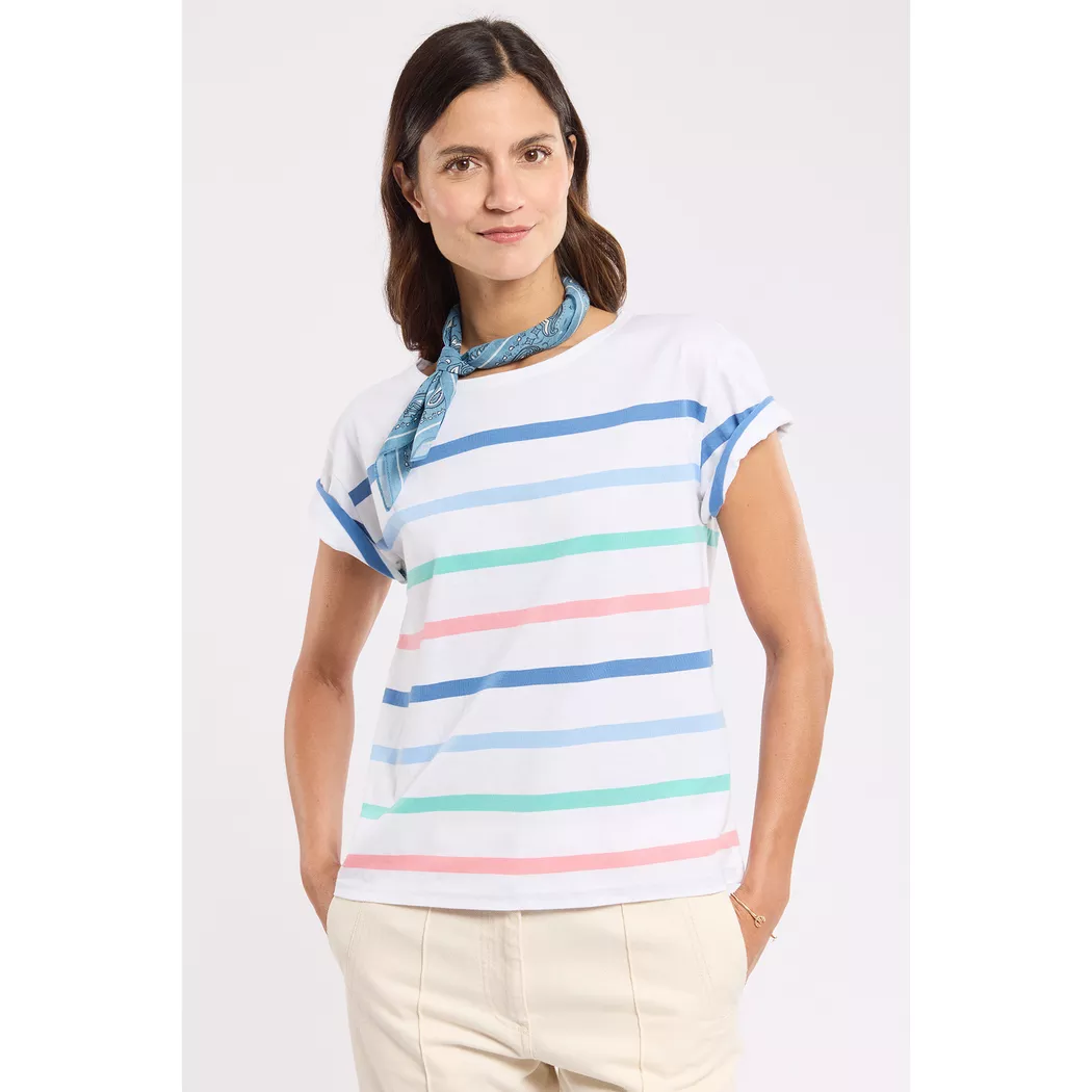 Armor Lux - T-Shirt, für Damen, Multicolor, Größe S