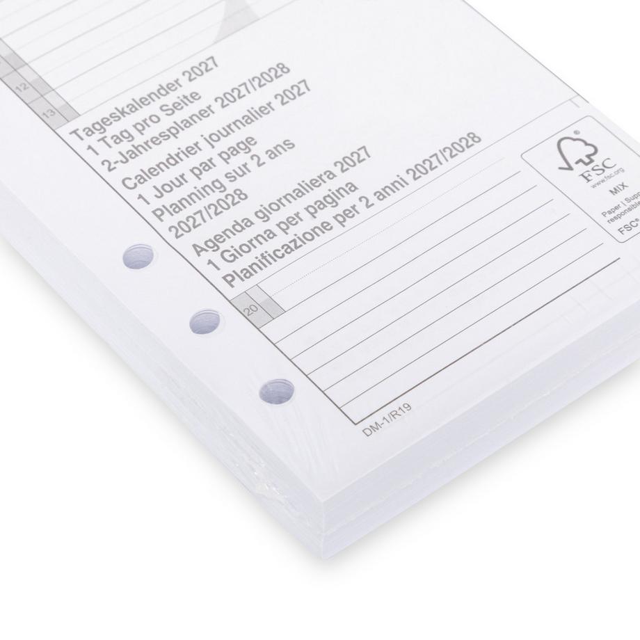 Manor Papeterie No Label Ersatzeinlage Agenda Refill 2027 