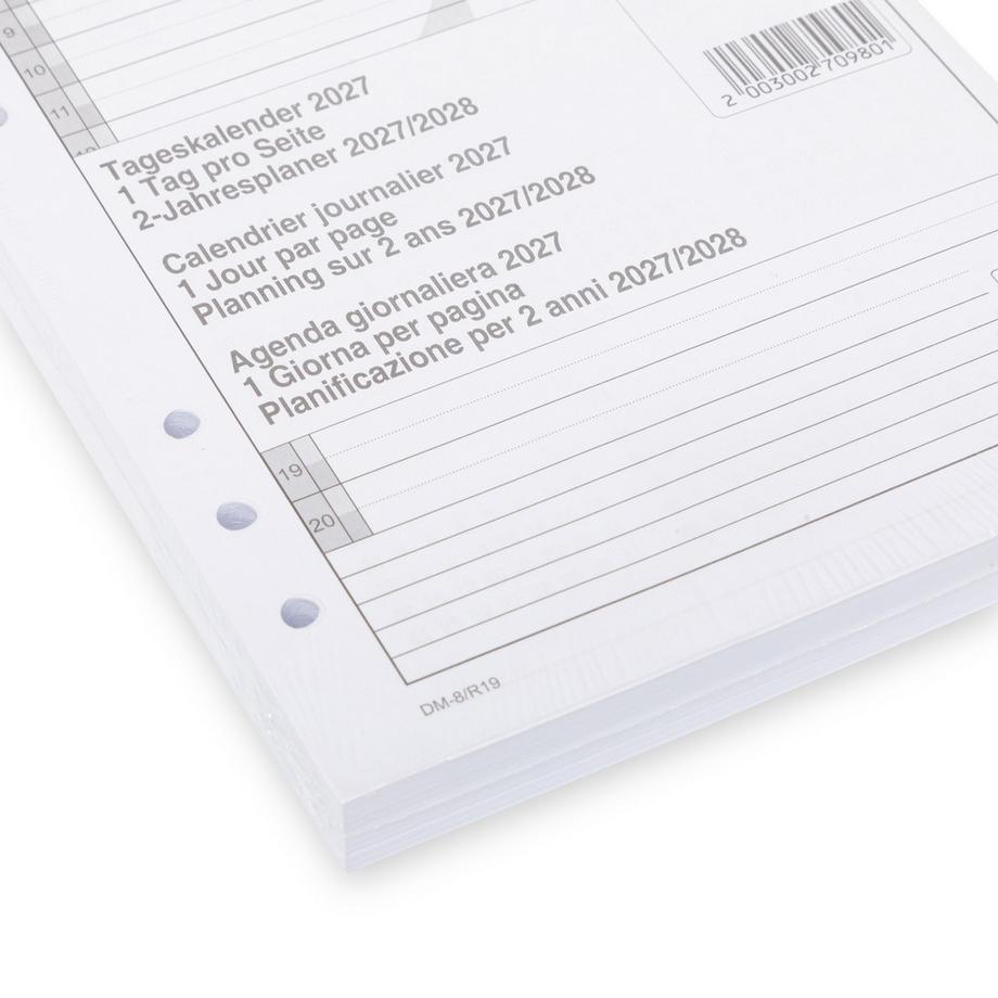 Manor Papeterie No Label Ersatzeinlage Agenda Refill 2027 