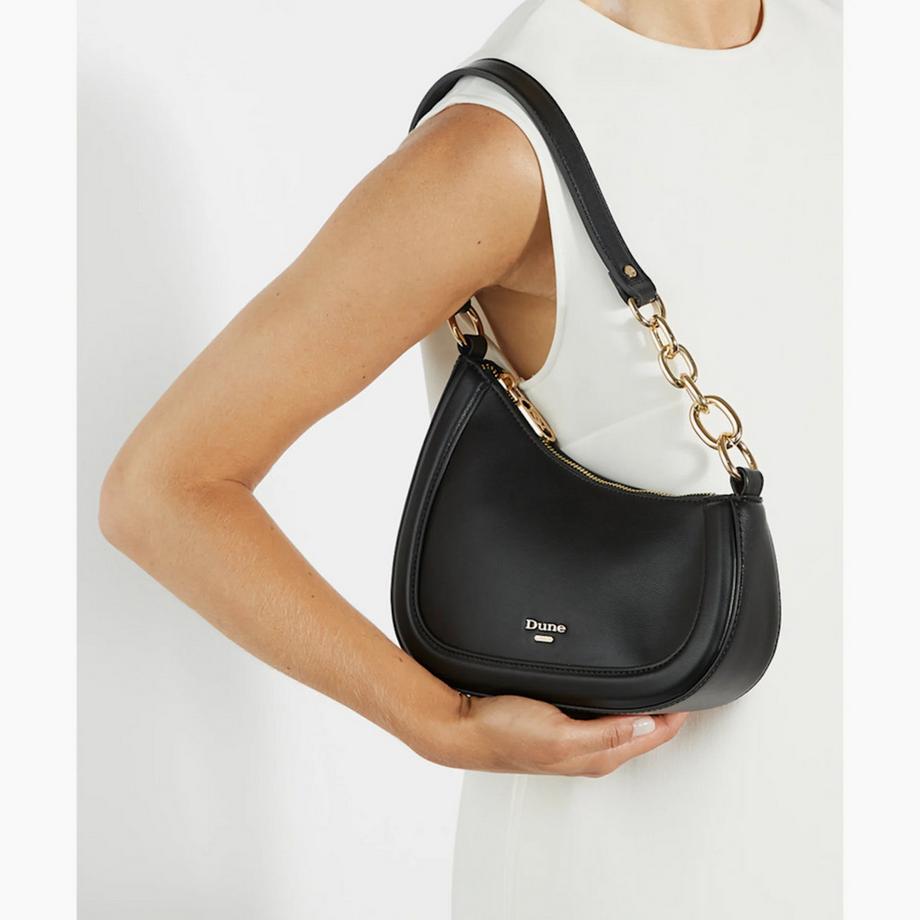 Dune London Hobo Tasche mit Kettenriemen  