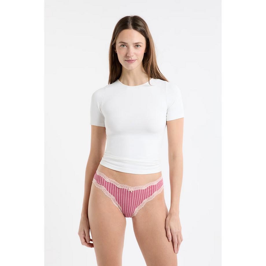 Etam Lot de 3 slips en coton  
