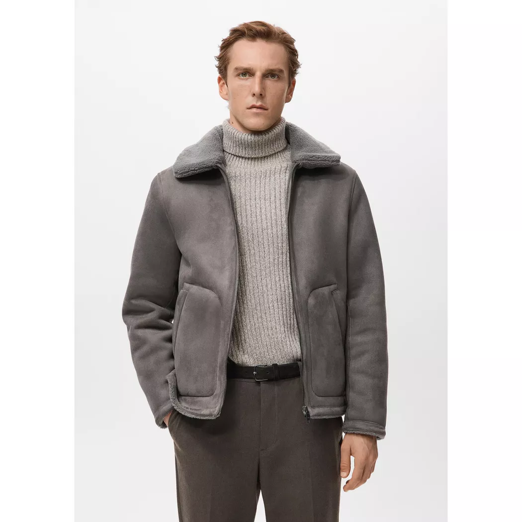 Mango Man - Jacke, für Herren, Grau Größe S