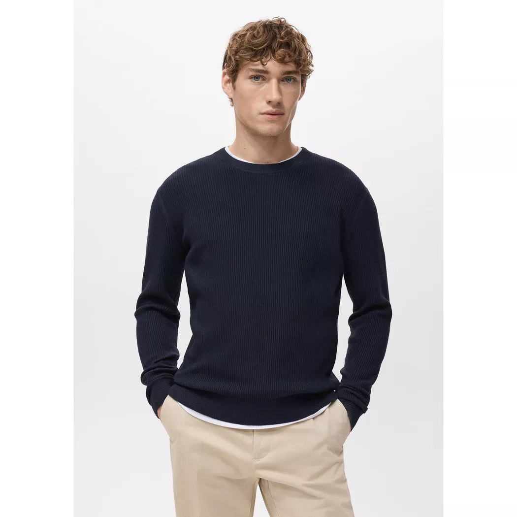 Mango Man - Pullover, für Herren, Marine, Größe XXL