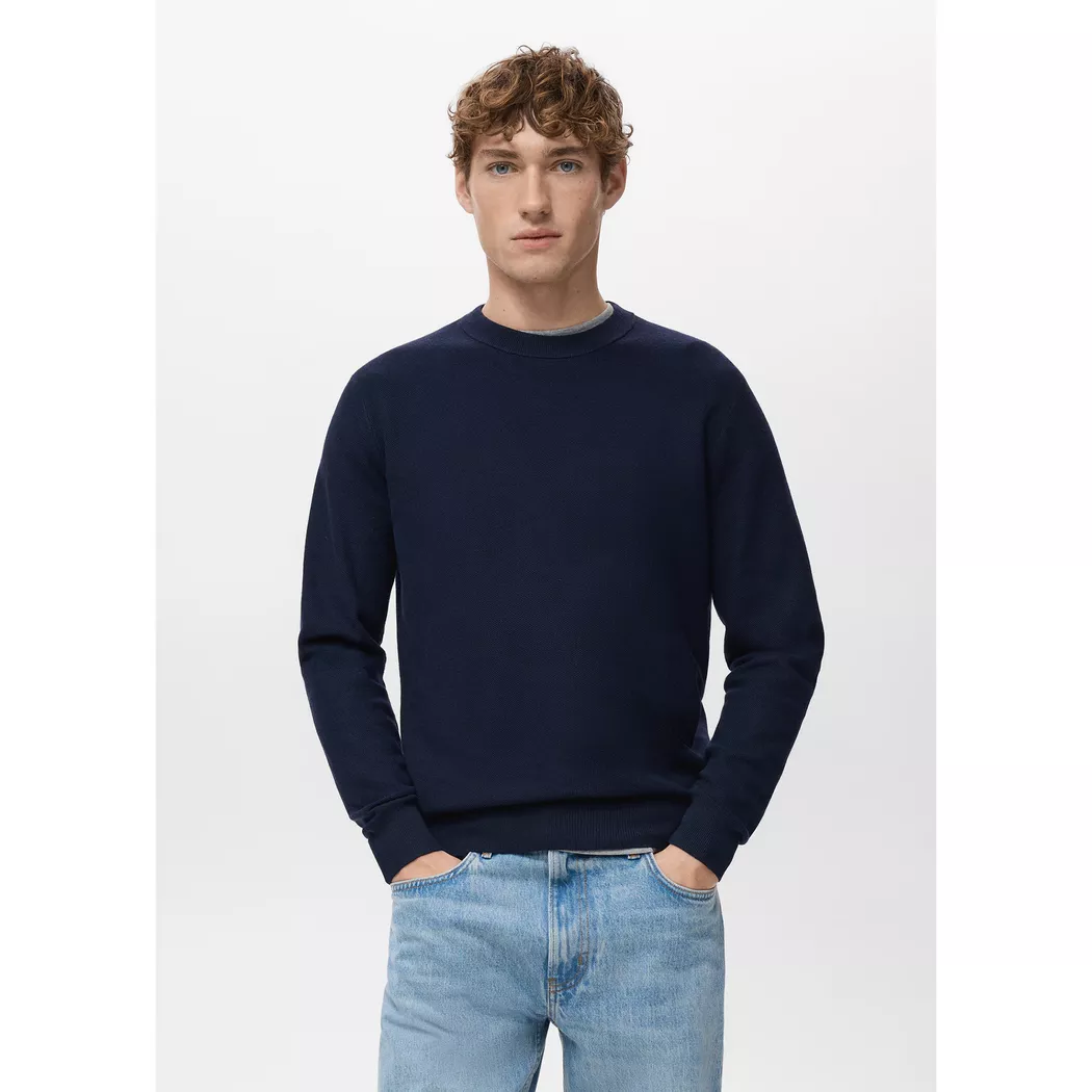 Mango Man - Pullover, für Herren, Marine, Größe M