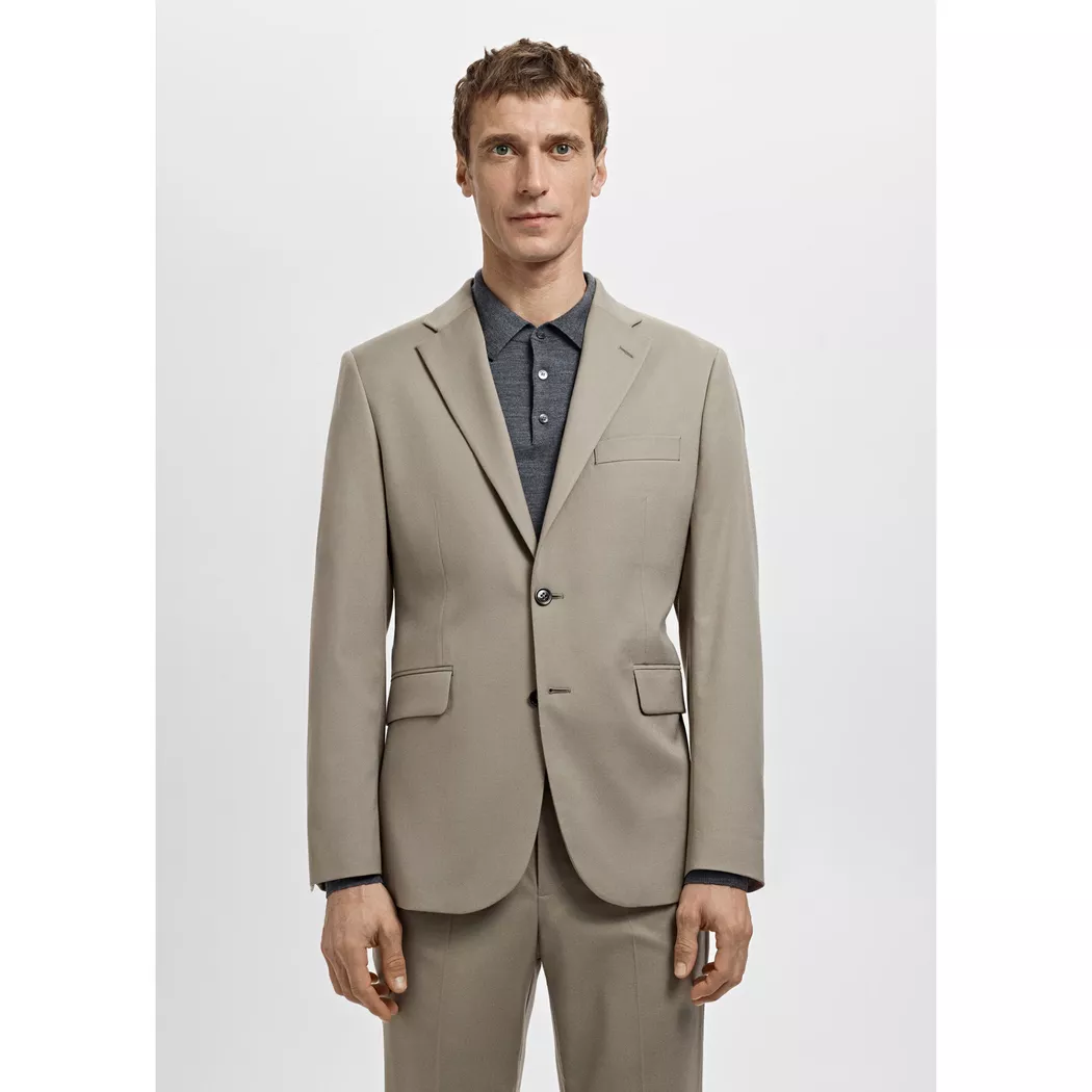 Mango Man - Blazer, für Herren, Mediumgrau, Größe 50