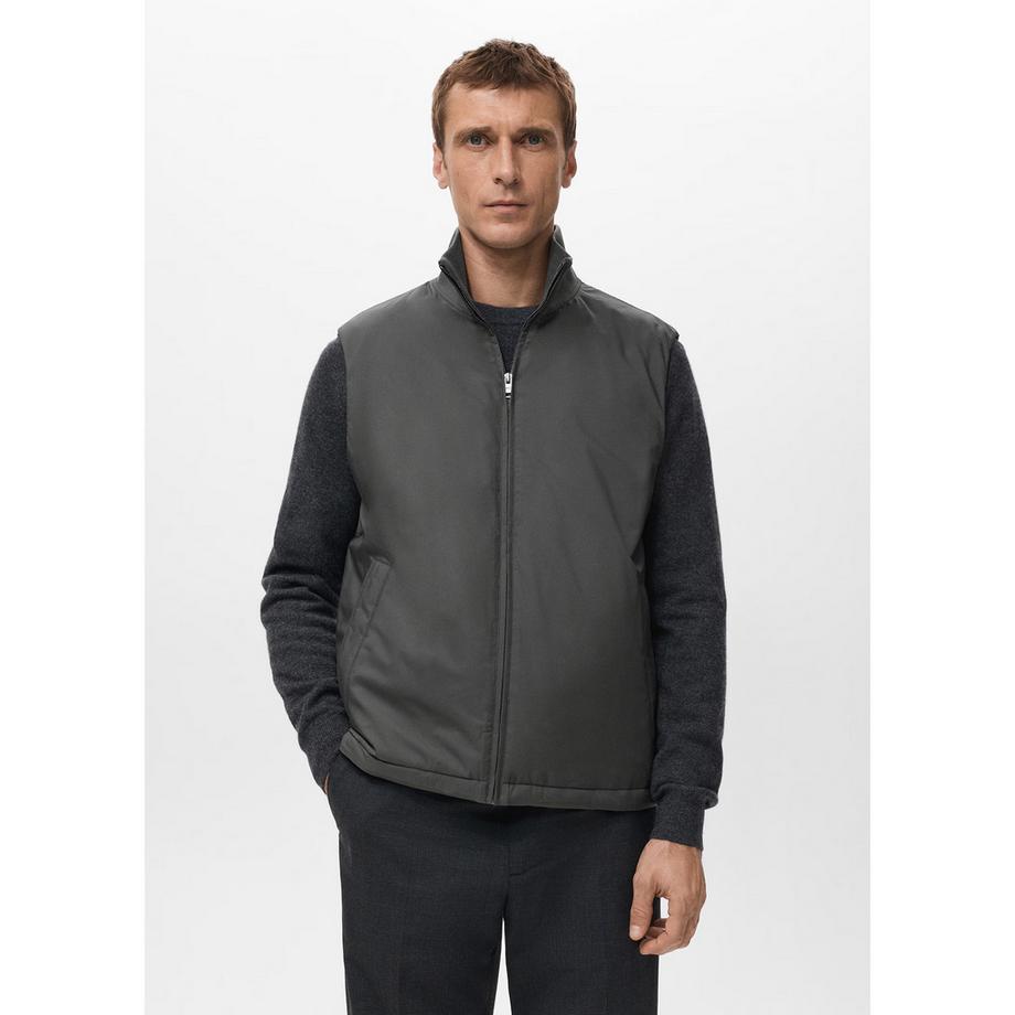 Mango Man Ches Wattiertes Gilet  