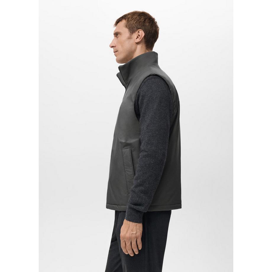 Mango Man Ches Wattiertes Gilet  