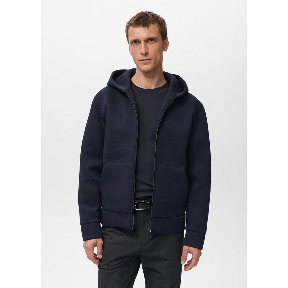 Mango Man SCUBA Full Zip Kapuzen-Sweatshirt  