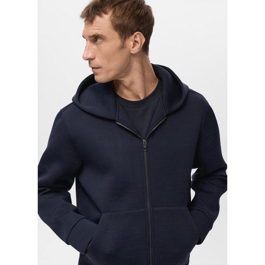 Mango Man SCUBA Full Zip Kapuzen-Sweatshirt  