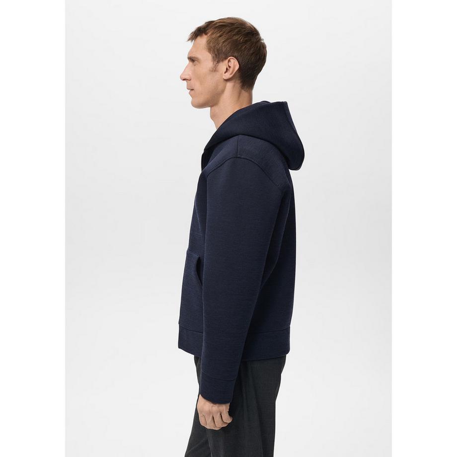 Mango Man SCUBA Full Zip Kapuzen-Sweatshirt  