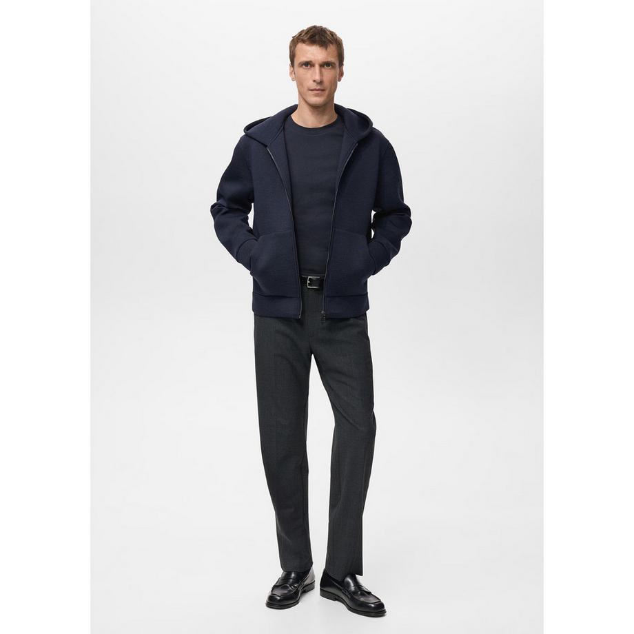 Mango Man SCUBA Full Zip Kapuzen-Sweatshirt  