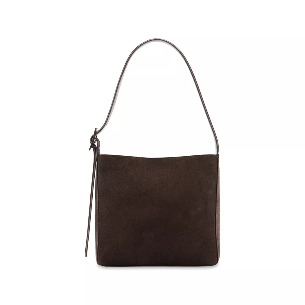 Mango - Schultertasche, für Damen, Dunkelbraun, Größe ONESIZE