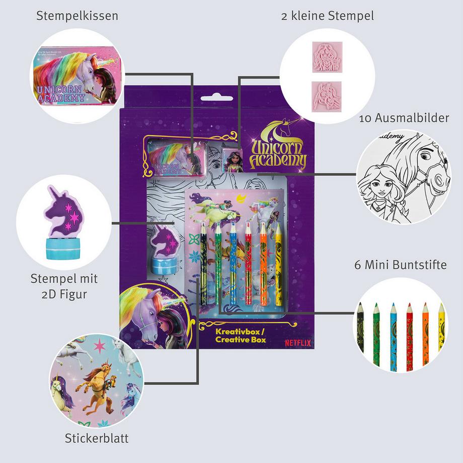 Undercover ensemble de peinture Unicorn Academy 
