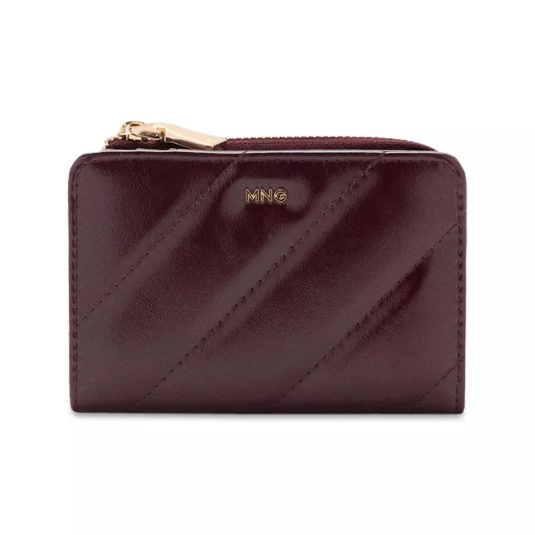 Mango - Portemonnaie, für Damen, Bordeaux, Größe ONESIZE