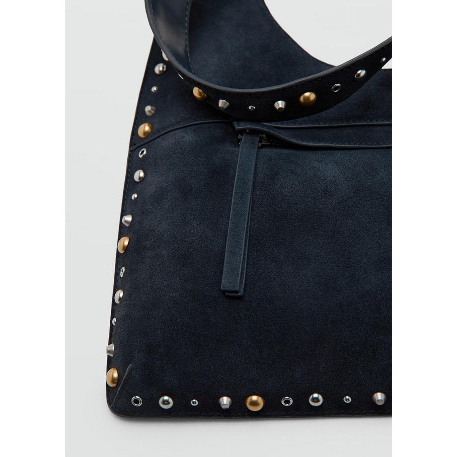MANGO Indira Nieten Schultertasche  