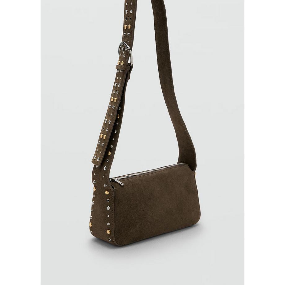 MANGO Indira Nieten Crossbody Bag  