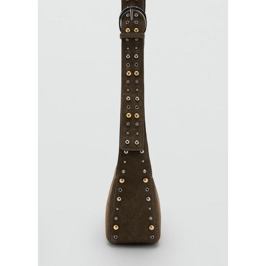 MANGO Indira Nieten Crossbody Bag  