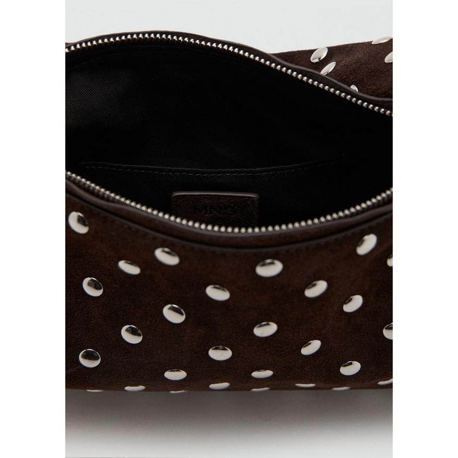 MANGO Sandra Schultertasche mit Nieten  