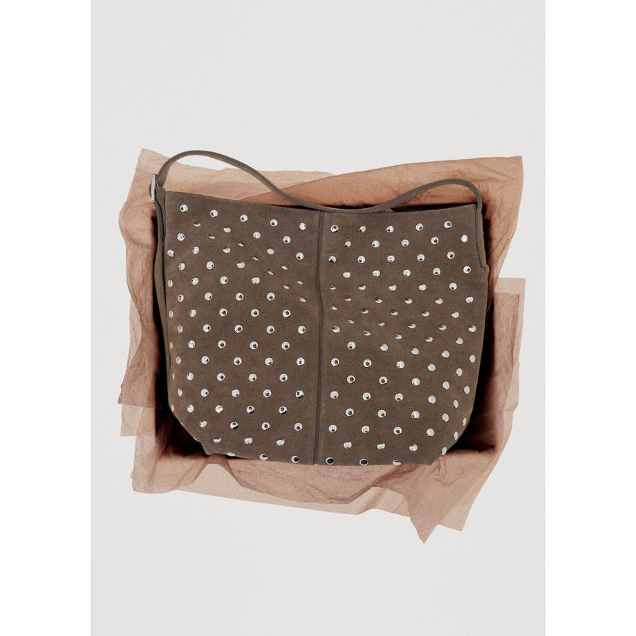 MANGO Carnaby Schultertasche mit Ösen  