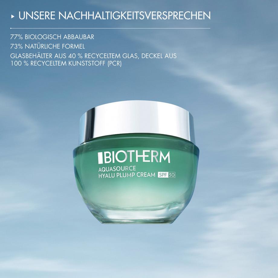 BIOTHERM  Aquasource Hyaluron Plump Cream mit LSF30 