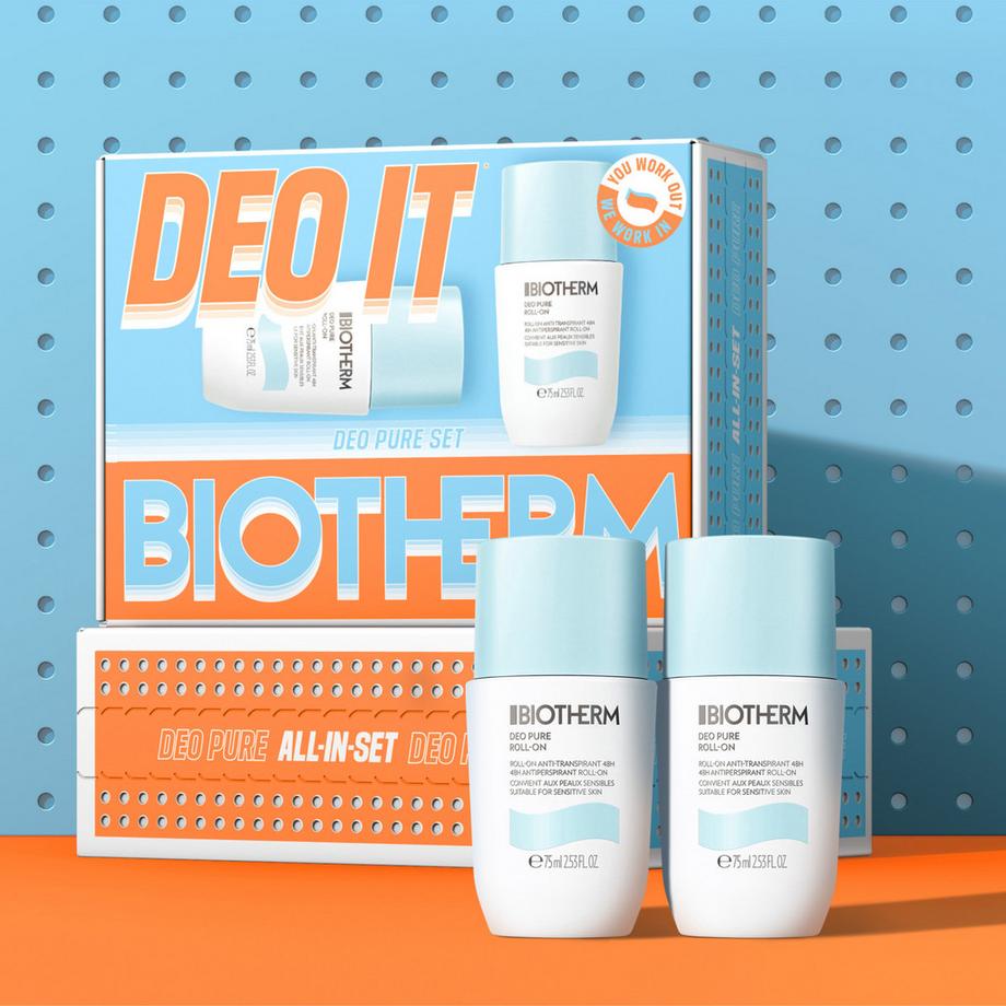 BIOTHERM  Deo Pure Roll-On 48H Antitranspirant Set, 