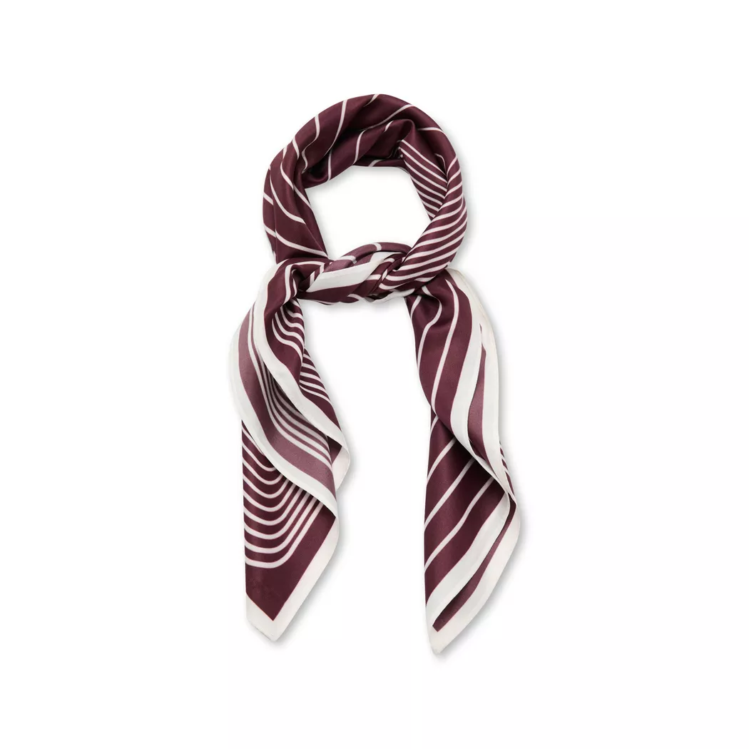 Mango Nagoya Scarf Bordeaux One Size 2