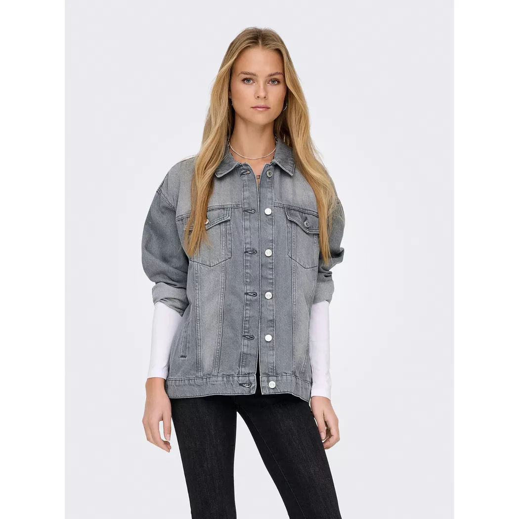 Only - Jacke, für Damen, Mediumgrau, Größe XS