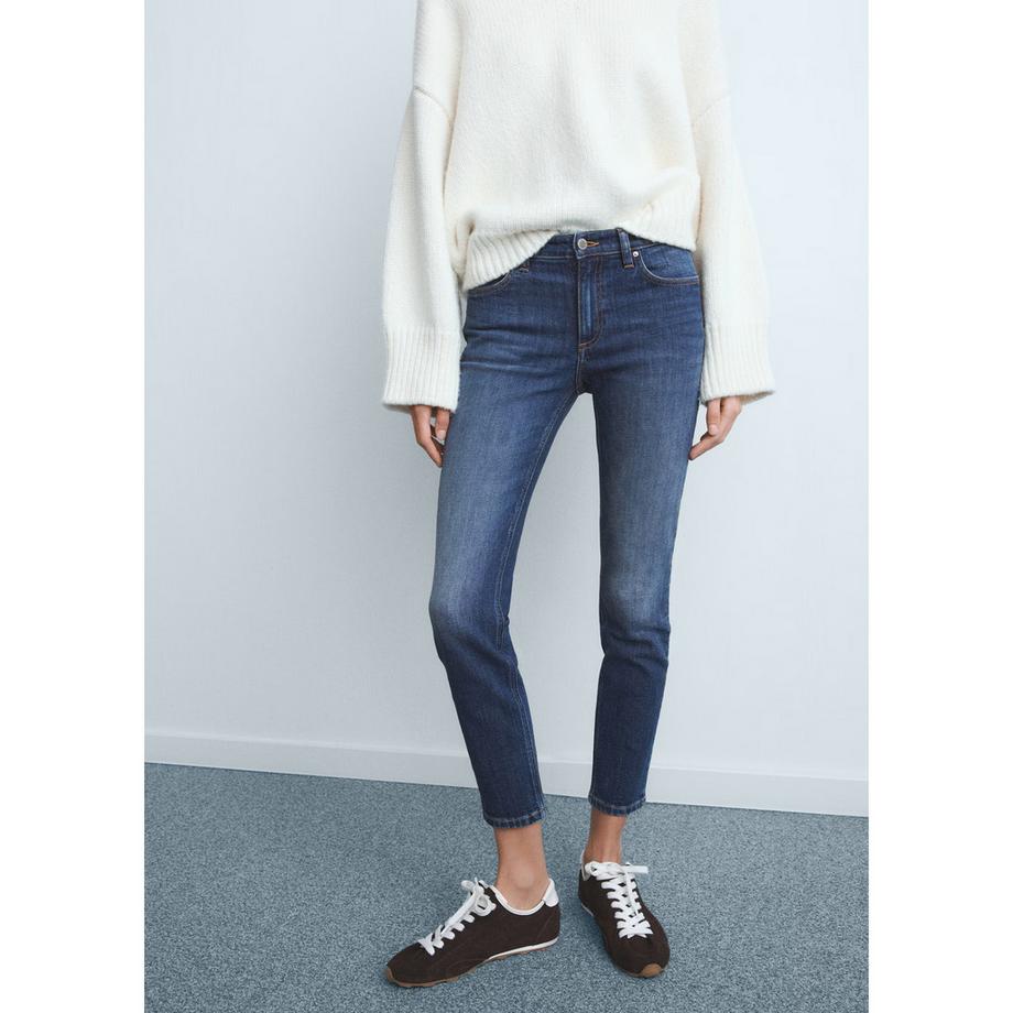 MANGO Newisa High Rise Slim Fit Knöchellange Jeans  