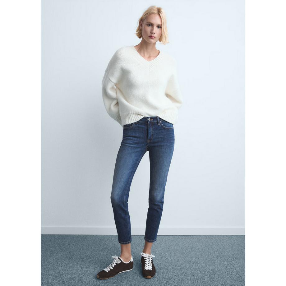 MANGO Newisa High Rise Slim Fit Knöchellange Jeans  