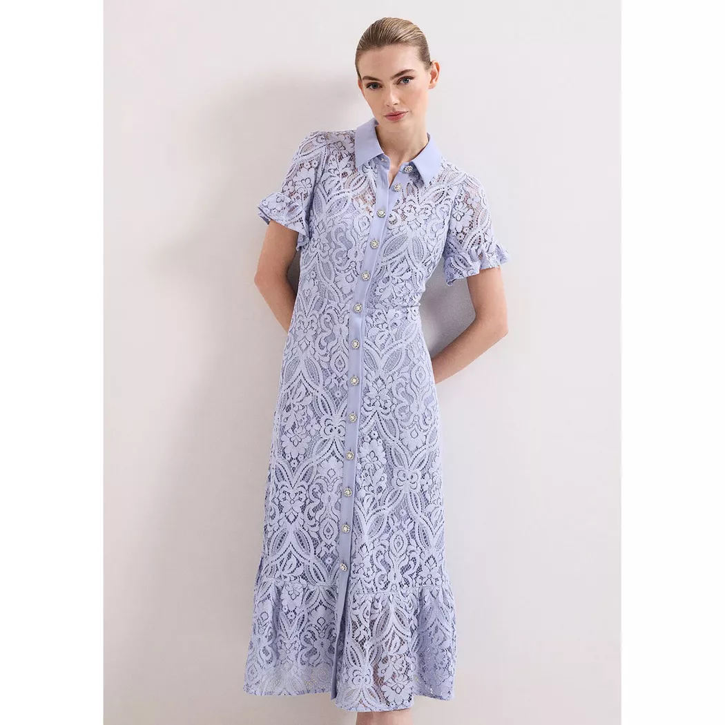 Phase Eight - Kleid, für Damen, Blau, Größe 44 8